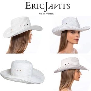 ERIC JAVITS Squishee Western Hat - White SPF 50